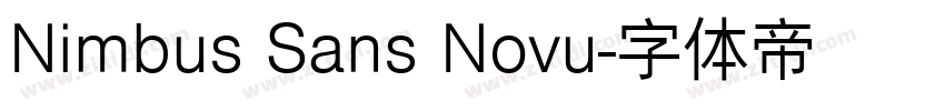 Nimbus Sans Novu字体转换 Nimbus Sans Novu字体转换